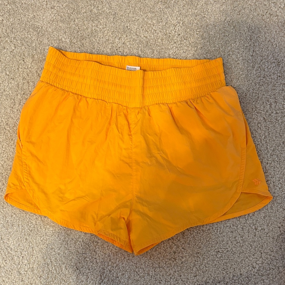 All in Motion Orange Running Shorts